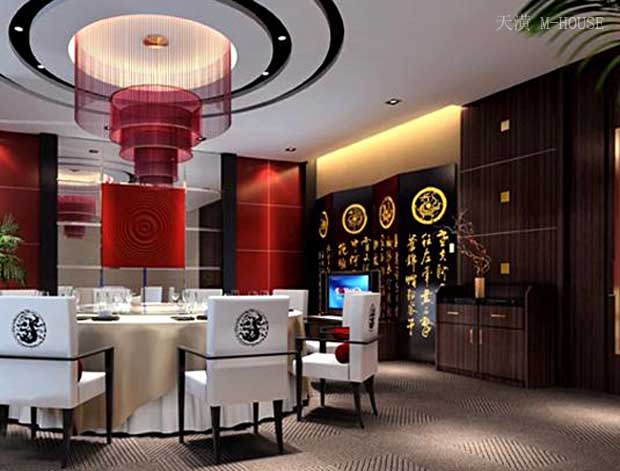 店面装修中式餐厅