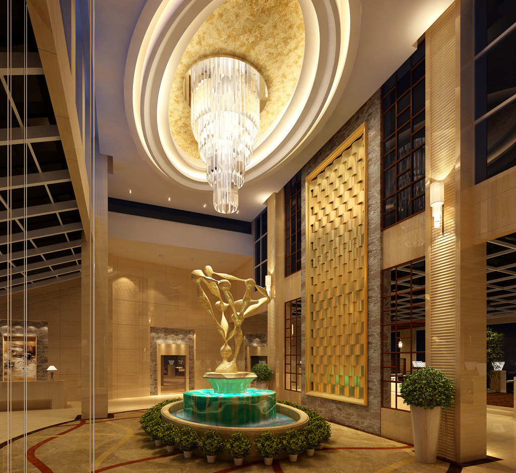 酒店配饰设计效果图